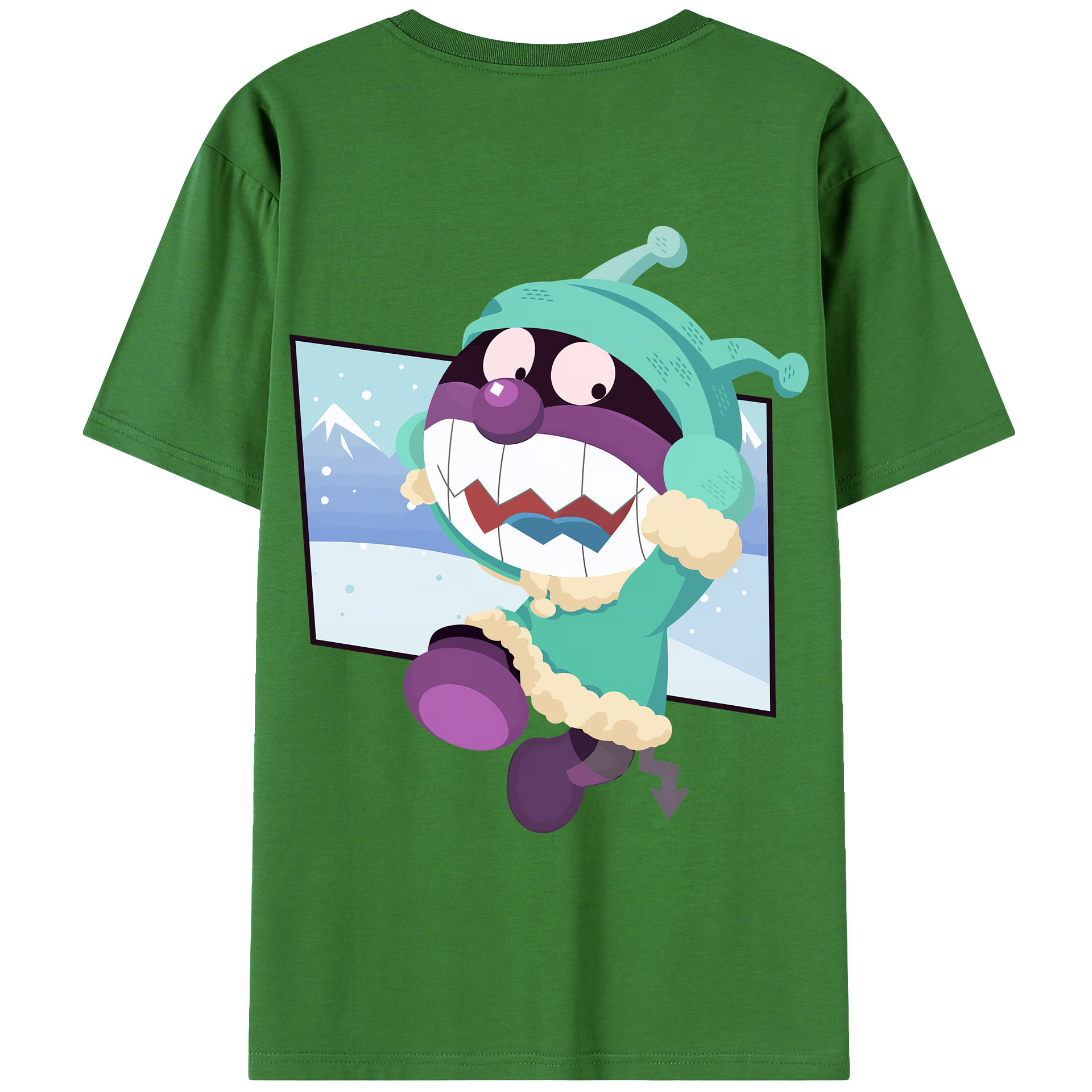 （画像用） アンパンマン Anpanman レディース半袖Tシャツ(バックプリント)